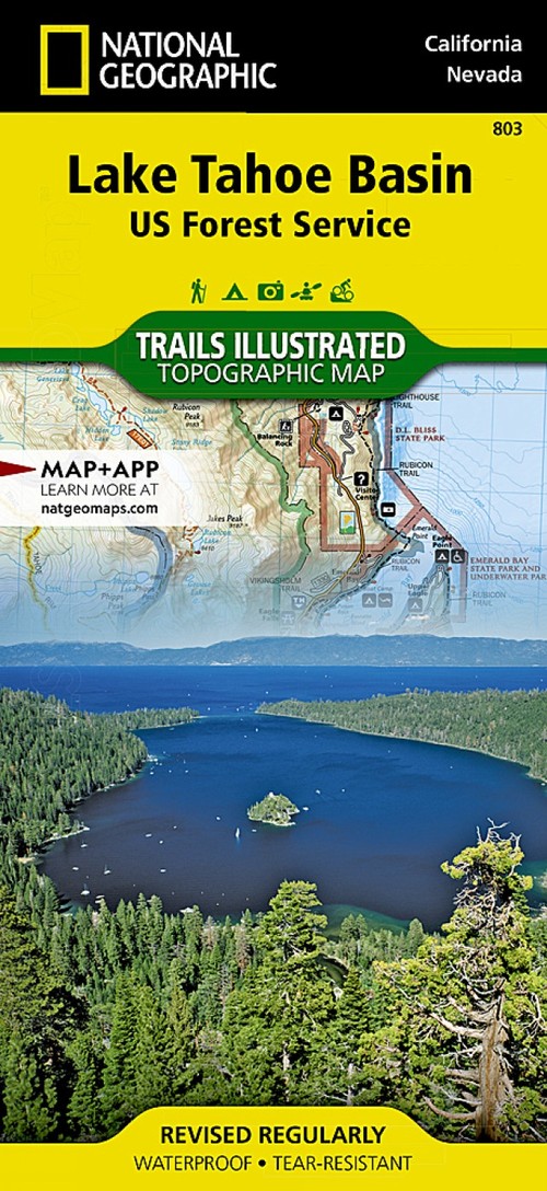 Lake Tahoe Basin Map (US Forest Service)
