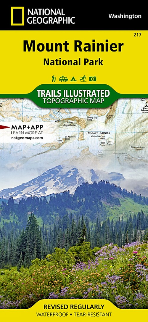 Mount Rainier National Park Map