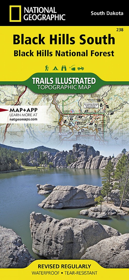 Black Hills South Map (Black Hills National Forest)