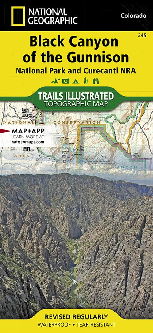 Black Canyon of the Gunnison National Park Map