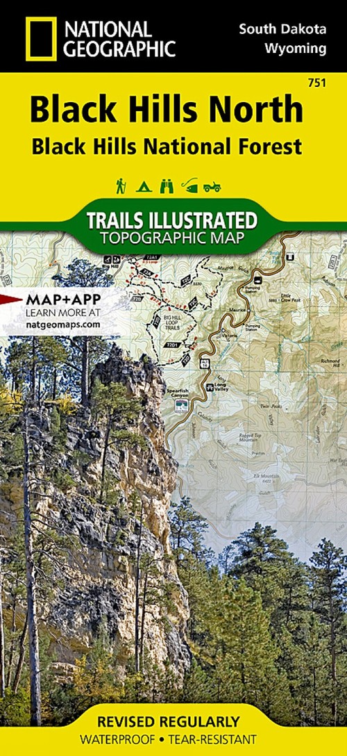 Black Hills North Map (Black Hills National Forest)
