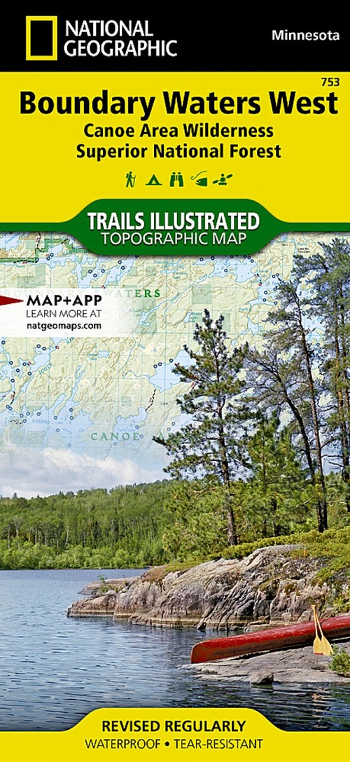 Boundary Waters West Map