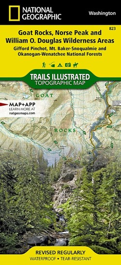 Goat Rocks, Norse Peak Map