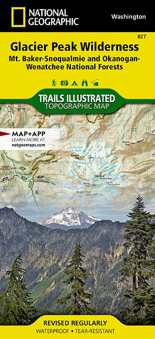 Glacier Peak Wilderness Map