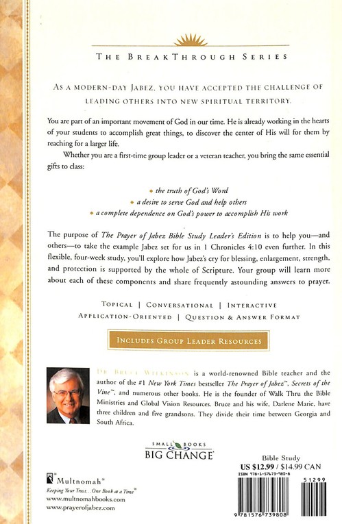 The Prayer of Jabez (Leaders Guide)