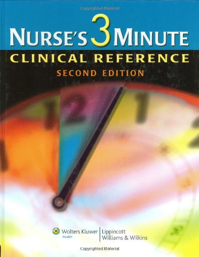 Nurse's 3-minute Clinical Reference