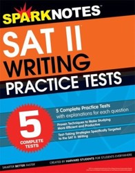 5 Practice Tests for the SAT II Writing (Sparknotes Test Prep)