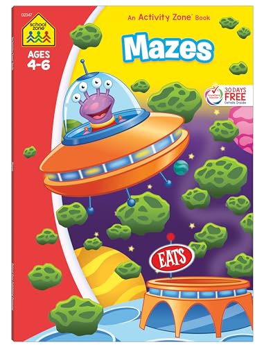 School Zone Mazes 64-Page Workbook