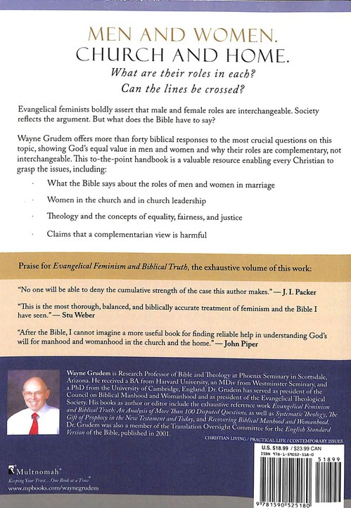 Countering the Claims of Evangelical Feminism
