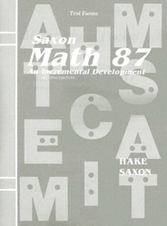 Saxon Math 87 Test Forms