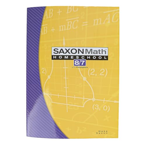 Saxon Math Homeschool 8/7