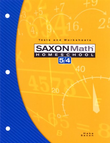 Saxon Math Homeschool 5/4