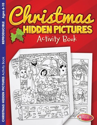 Christmas Hidden Pictures Activity Book (Ea)