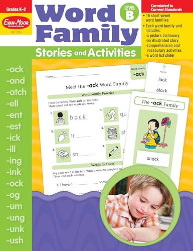 Word Family Stories and Activities, Kindergarten - Grade 2 (Level B), Teacher Resource