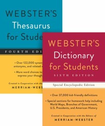 Webster's for Students Dictionary/Thesaurus Shrink-Wrapped Set