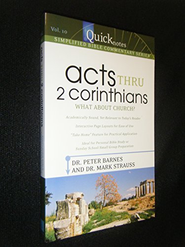Acts Thru 2 Corinthians: What about Church?