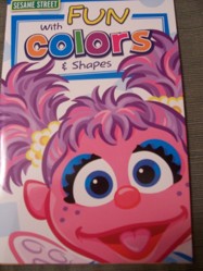 Sesame Street Writeon Wipe Off Abbys Fun with Colors  Shapes