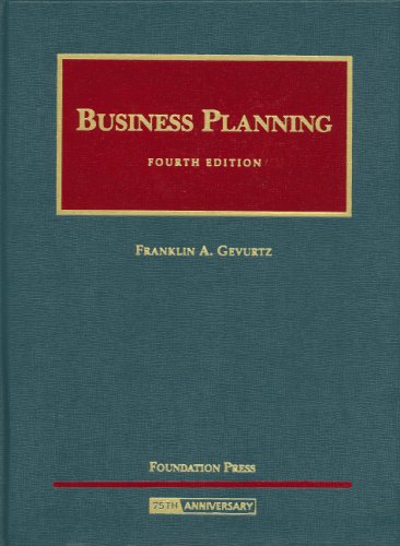 Gevurtz's Business Planning, 4th