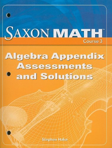 Saxon Math, Course 3