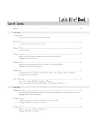 Latin Alive!, Book 1