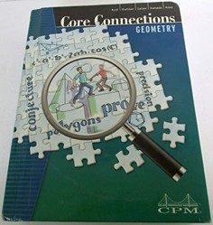 Core Connections Geometry, CPM, 2nd / Second Edition, Version 5.0 by Kysh (2013-11-09)