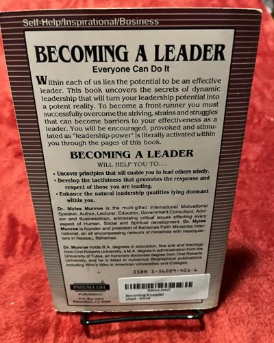 Becoming a Leader