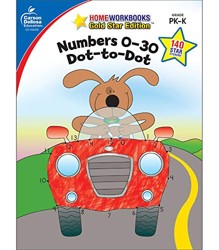 Numbers 0-30: Dot-To-Dot, Grades Pk - K