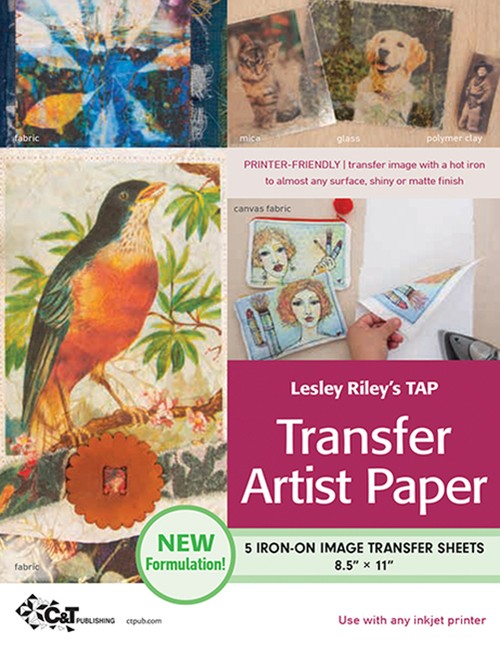 Lesley Riley's TAP Transfer Artist Paper, 5 Sheet Pack