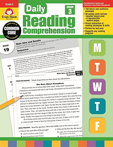 Daily Reading Comprehension, Grade 3 Te