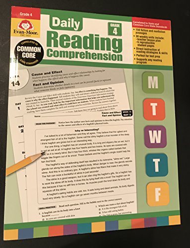 Daily Reading Comprehension, Grade 4 Te