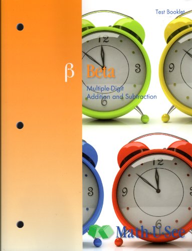 Beta Test Booklet (Math U See)