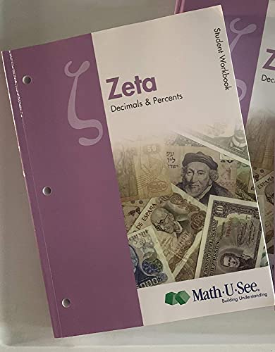 Zeta Instruction Manual : Decimals and Percents