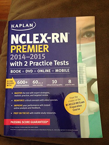 Nclex-RN Premier 2014-2015 with 2 Practice Tests