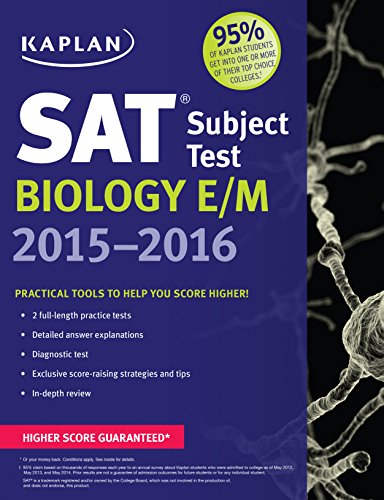 Kaplan SAT Subject Test Biology E/M 2015-2016