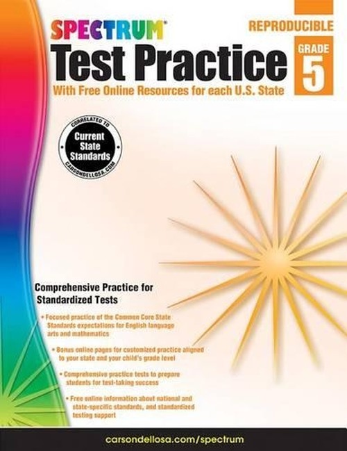 Spectrum Test Practice, Grade 5