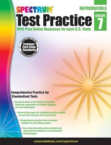 Spectrum Test Practice, Grade 7
