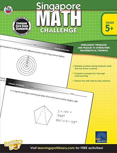 Singapore Math Challenge, Grades 5 - 8