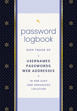 Password Logbook (Black & Gold)