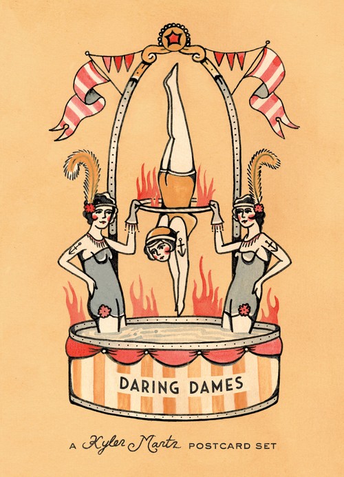 Daring Dames Postcards