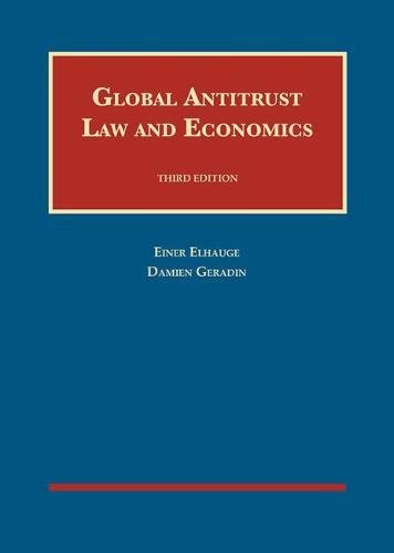 Global Antitrust Law and Economics