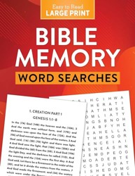 Bible Memory Word Searches Large Print
