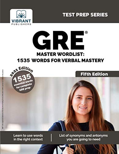 GRE Master Wordlist 1535 Words for Verbal Mastery (Fifth Edition)