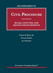 2022 Supplement to Civil Procedure
