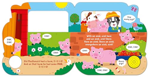 Old MacDonald Had a Farm: 1-Button Sound Book with Diecut