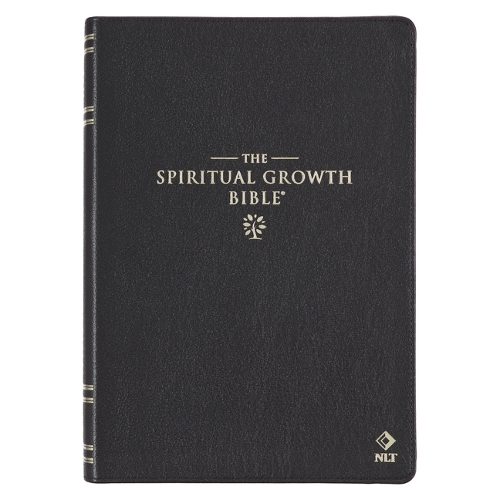 The Nlt, the Spiritual Growth Bible (Full-Grain Leather, Black)