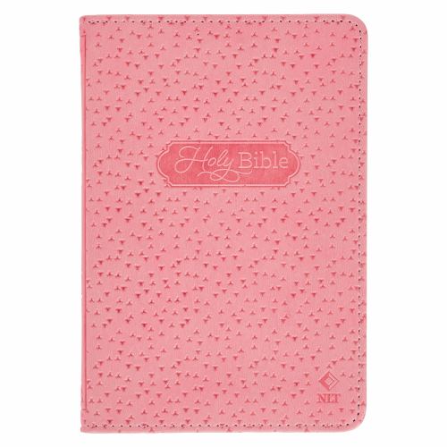 Bible NLT Infant New Testament (Faux Leather, Pink)
