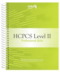 HCPCS 2026 Level II Professional Edition