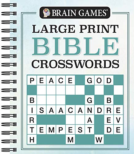 Brain Games - Large Print Bible Crosswords
