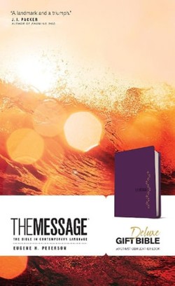 The Message Deluxe Gift Bible, Purple