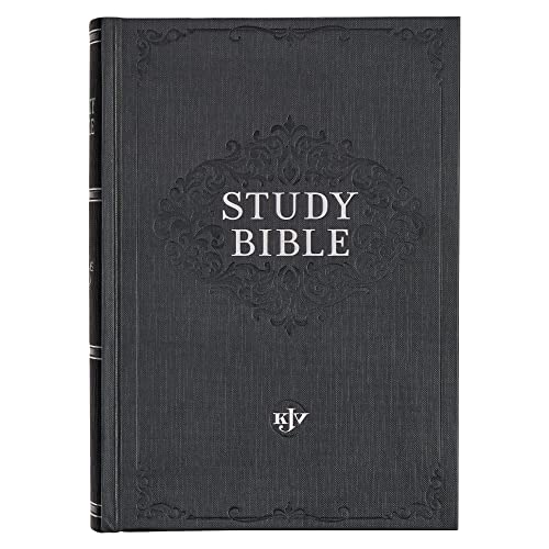 KJV Study Bible, Standard Print Hardcover, King James Version Holy Bible, Black